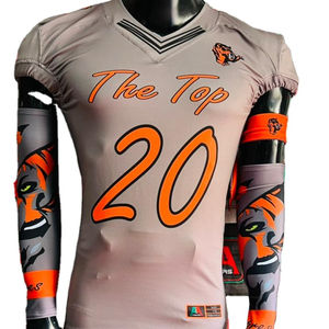 Conjuntos de uniformes de fútbol americano bordados por sublimación personalizados de alta calidad, pantalones de Jersey transpirables, calcetines, nombre del jugador, número de logotipo - Product Image 1