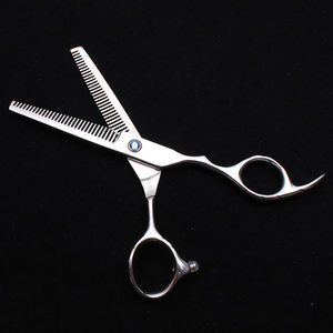 Tijeras de Peluquería para Adelgazar el Cabello, Acero Inoxidable 4Cr13, Mango de Goma, Tijeras de Barbero Duraderas - Product Image 6