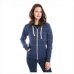 Sudaderas personalizadas de moda para mujer, sudaderas de lana de manga larga con servicio OEM, sudaderas con cremallera para damas. - Product Image 4