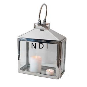 Lot de 3 lanternes à bougies personnalisées pour bougeoirs de meilleure qualité Lanternes à bougie en fer en métal pour la décoration de fête de mariage - Product Image 4