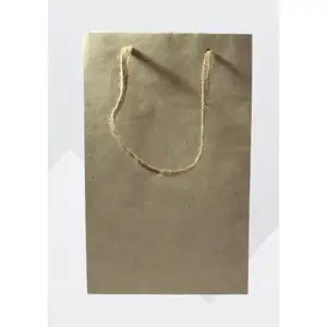 High Quality Wholesale Recycled Eco-Friendly 100Gsm Hemp Paper Shopping Carrier Bags with your Own Logo