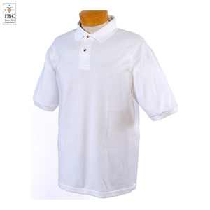 Respirant vert olive 100% coton tricoté à séchage rapide à manches courtes décontracté pour chemise avec broderie avant arrière toutes tailles - Product Image 6