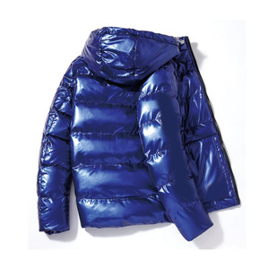 Chaqueta acolchada de talla grande impermeable a prueba de viento con capucha brillante hecha a medida nueva 2021 para hombre invierno menos puñalada altamente a prueba - Product Image 3