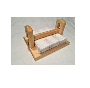 Servilletero de madera para la Mesa de la cocina Decorar la cena Servilletero de madera de acacia a precio mayorista - Product Image 5