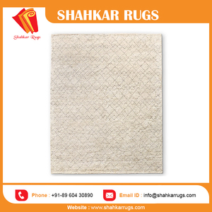 Large Modern Indoor Soft Hand-Knotted Wool Area <b>Rug</b> with Abstract Pattern <b>Tufted</b> for Living Room and Bedroom - Product Image 5