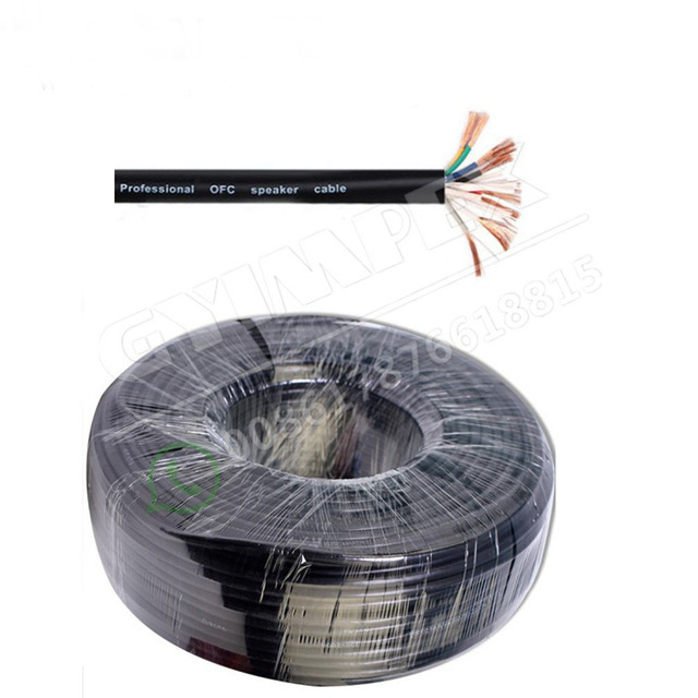 High Quality Tour Grade Professional Heavy-duty Flexible Speaker Cable 8 Core*2.5mm 8-core OFC Loudspeaker Cable