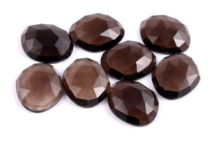 พลอยเทียมทำจากอัญมณี,หินควอตซ์ตัดดอกกุหลาบแบบหลวมขนาดที่ปรับเทียบขนาด18X22มม. สำหรับทำเครื่องประดับ - Product Image 3