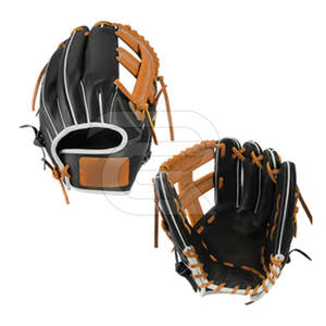 Gants de baseball professionnels de haute qualité, design personnalisé, cuir de vache, durables, confortables, logo de couleur personnalisé, unisexe - Product Image 3