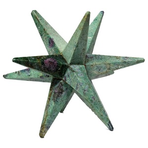 כוכב raba באיכות גבוהה קריסטל raba ב <span class=keywords><strong>fuchsite</strong></span> markaba 12 נקודות ריפוי קריסטל קוורץ מרקובה כוכב אבן חן הסיטונאי - Product Image 3