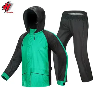 Vêtements d'extérieur imperméables pour hommes, ensemble imperméable, veste de course de Motocross, pantalon, costume de pluie, imperméable, à la mode