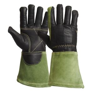 ถุงมือเชื่อมลาเท็กซ์ถุงมือหนังกันความร้อนทนทานต่อแรงกระแทกป้องกันการระเบิด - Product Image 1