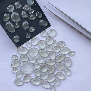 10mm 20mm 30mm amatista verde Natural corte Rosa Flatback rebanadas piedra Fabricante Mayorista para la fabricación de joyas en línea Alibaba - Product Image 1