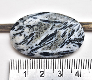 Natural Hornblende Cabochon High Quality Hornblende Gemstone Cabochon For Jewellery Making handmade Gemstone Hornblende Necklace - Product Image 3