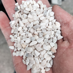Vietnam Milky White Pebble for Exposed <b>Aggregate</b> Flooring Resin Bound Driveways Tumbled Pebble Gravel Stone Pebble - Product Image 1