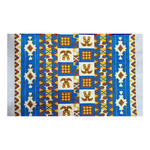 Ropa africana de calidad superior Seersucker tela bordada ropa de boda uniforme poliéster algodón proveedor a granel - Product Image 1