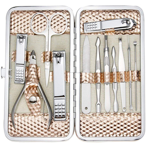 2021 Juego de manicura y pedicura portátil profesional Kit de cuidado de uñas móvil de calidad superior - Product Image 1