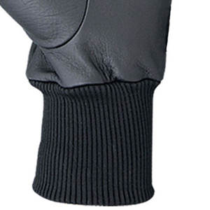 Gants d'équitation d'hiver en cuir personnalisés à doigts complets avec fermeture à cordon unisexe pour le cyclisme en extérieur – Prix de gros - Product Image 4
