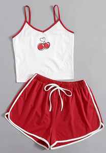 Collection de vêtements de détente et de lingerie pour femmes, printemps-été 2022, hauts en tricot décontractés à col rond 100% coton, ensemble jupe et pantalon, Bangladesh - Product Image 4