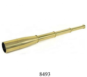 1 jeu de télescope nautique en laiton monté en cuir, fournitures de télescope marin Vintage indien - Product Image 6