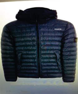 Vestes pour hommes personnalisées de haute qualité dernière mode saison d'hiver manteaux à bulles style formel tissu de laine de polyester pour le printemps - Product Image 2