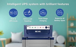 Onduleur UPS carré Wave Neo 800 de qualité supérieure, pour la maison, le bureau et les magasins - Product Image 3