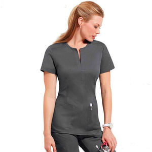 Uniforme quirúrgico de manga corta para hombre y mujer, Uniforme masculino de manga corta con cuello de pico, estilo único para Hospital - Product Image 1
