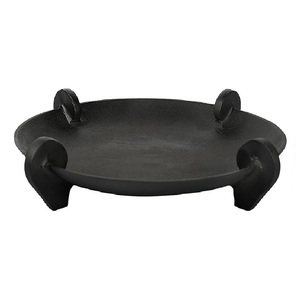 Bandeja de mesa redonda negra para decoración del hogar y decoración de mesa - Product Image 4
