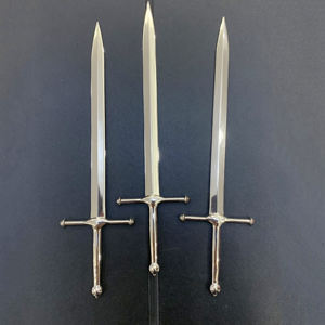 फैक्टरी मूल्य धातु शिल्प पत्र सलामी बल्लेबाज तलवार टमप्लर तलवार पत्र सलामी बल्लेबाज - Product Image 6