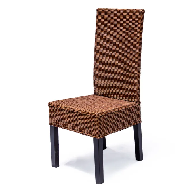 Mawi Side Chair Top mobili dal Design creativo per la tua sala da pranzo o soggiorno con sedia in vimini naturale in Rattan