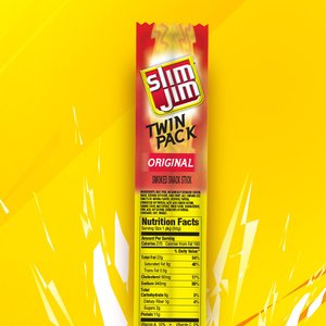 สลิมจิม ทวินแพ็ค สติ๊กเนื้อรมควัน รสออริจินัล เนื้ออบแห้ง 1.94 ออนซ์ (แพ็ค 24 ชิ้น) - Product Image 4