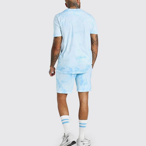 ขายส่งฤดูร้อนแฟชั่นแขนสั้นเสื้อยืดและกางเกงขาสั้นชุดสำหรับผู้ชายที่มีโลโก้ที่กำหนดเอง - Product Image 3