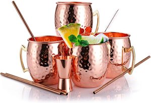 Mule Moscou en cuivre massif martelé - Product Image 5