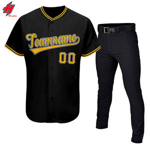 2024 maillot de baseball à manches courtes sur mesure vêtements de sport respirants pour adultes grande taille dernière conception Service OEM disponible - Product Image 1