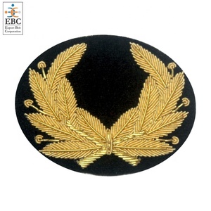 Insignia de Blazer de Lingotes de plata hecha a mano bordada en tela y fieltro Diseño personalizado del fabricante de moda - Product Image 4