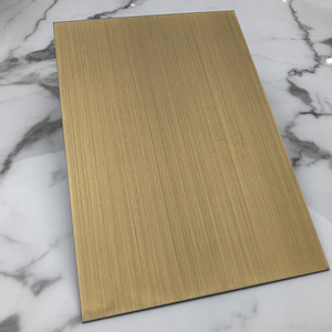 Lamiere in Acciaio Inossidabile 304 di Alta Qualità con Finitura Bronzo Satinato - Product Image 2