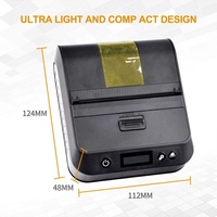 Imprimante thermique portable Cashino PTP-III 3 pouces 80 mm OLED avec Bluetooth