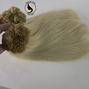 Extension de cheveux humains à Double Drawn, 100% cuticules, kératine tibétaine, i-tip, bon marché, vente en gros - Product Image 5