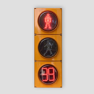 3 voies <span class=keywords><strong>Rouge</strong></span> Vert Led <span class=keywords><strong>Feu</strong></span> de Signalisation Piétonnière Avec Compte À Rebours - Product Image 2