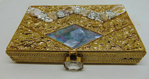 กระเป๋าถือโลหะสำหรับผู้หญิง,กระเป๋าถือคลัทช์แฮนด์เมดสำหรับเจ้าสาว - Product Image 5