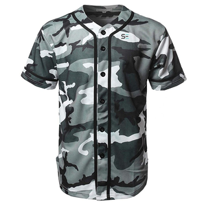 Uniforme de béisbol de tono lento para hombres jóvenes, camisetas de softball personalizadas, sublimadas, color blanco - Product Image 2