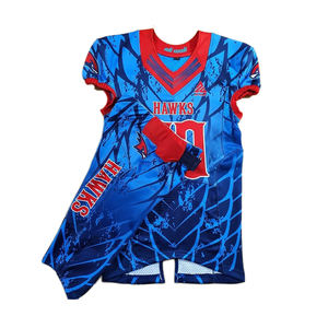 ชุดเครื่องแบบนักฟุตบอลอเมริกัน,เครื่องแบบอเมริกันฟุตบอลชั้นสูงทนทานมากพิมพ์ลายดิจิทัล - Product Image 3