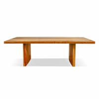 Table à manger rectangulaire en bois massif Ajax, design moderne, pour salle à manger, maison, hôtel, ensemble de table pour 2 personnes