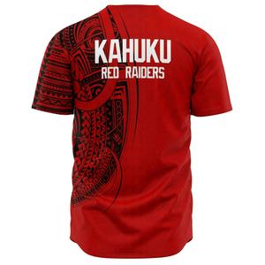 Camiseta de béisbol con diseño polinesiano para niños y niñas, jersey de béisbol con estilo, ropa de calle informal, personalizada, unisex - Product Image 2