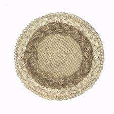 Sous-verres en jute de haute qualité au meilleur prix, design rond vintage, sets de table pour la cuisine, tapis pour table à manger, décoration de la maison JC02 - Product Image 2