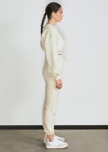 Ensemble 2 pièces pour hommes, pull-over, pantalon et haut court, en coton confortable, décontracté, plusieurs couleurs - Product Image 5