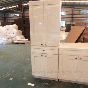 Factory Manufacturer Price List Shaker White RTA American Style <b>Kitchen</b> <b>Cabinets</b> for Wholesalers - Product Image 1
