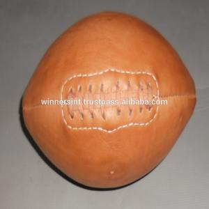 Balones de cuero de rugby vintage con logotipo personalizado para deportes de entrenamiento y exteriores hechos de goma PVC PU para promociones - Product Image 2