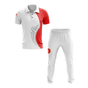 OEM Service High Quality Customized Sublimation Cricket Uniform Kit Jersey Pant Set 2022