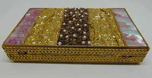 SHELL <b>CLUTCH</b> METAL Pearl Beaded Cross-Body <b>Clutch</b> Bag Bridal <b>Wedding</b> Fashion up to 1L Capacity - Product Image 2