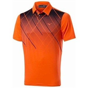 Chemises formelles à manches courtes en jersey polyester/coton imprimé pour hommes - Product Image 2